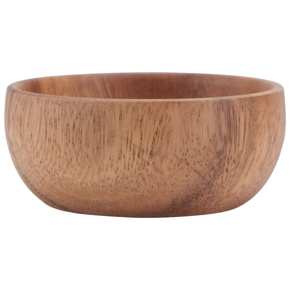 ACDANC Wooden Salad Bowl Set,3.14" for Home&Kitchen Decor (Brown)