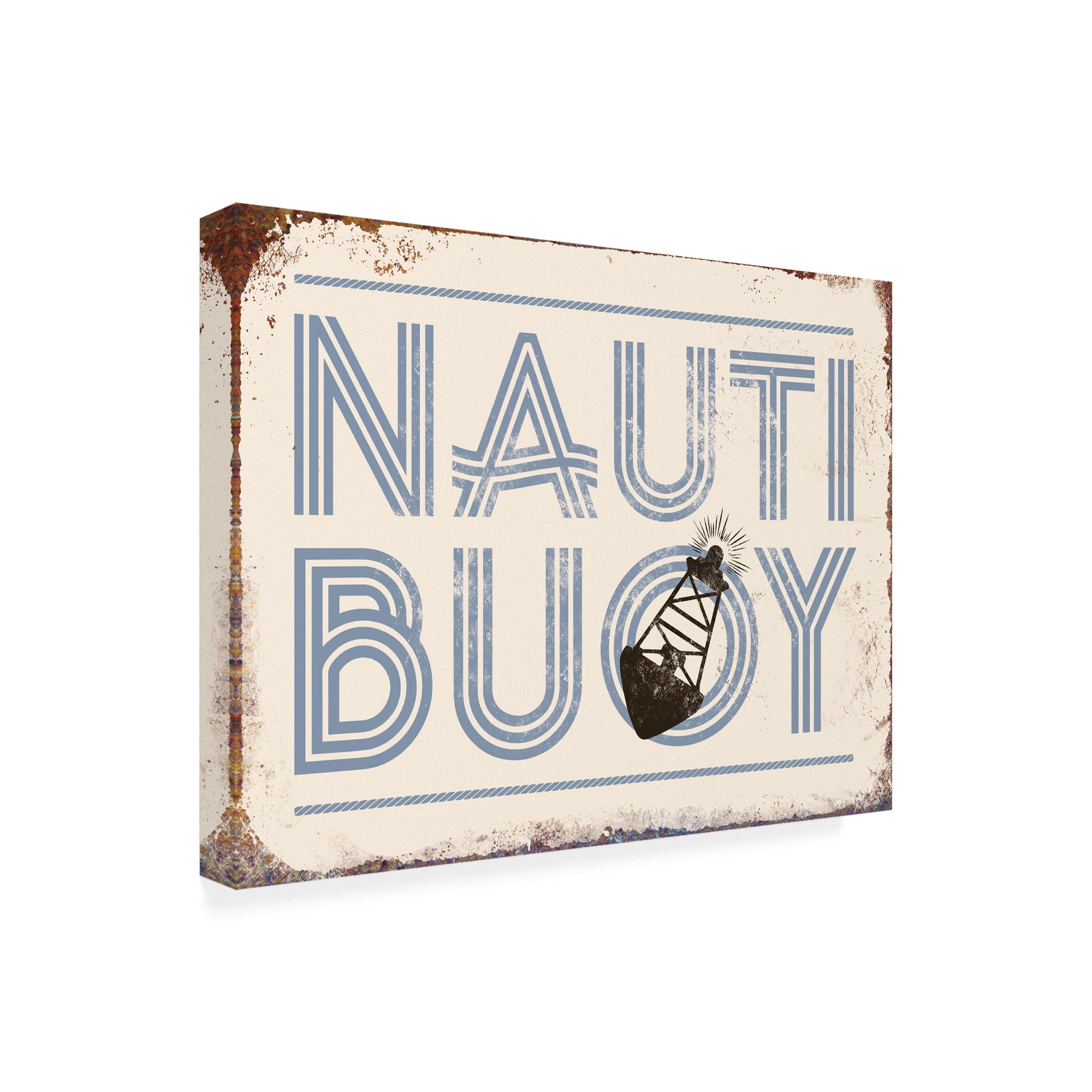 Trademark Fine Art 'Punny Nautical V' Canvas Art by JJ Brando