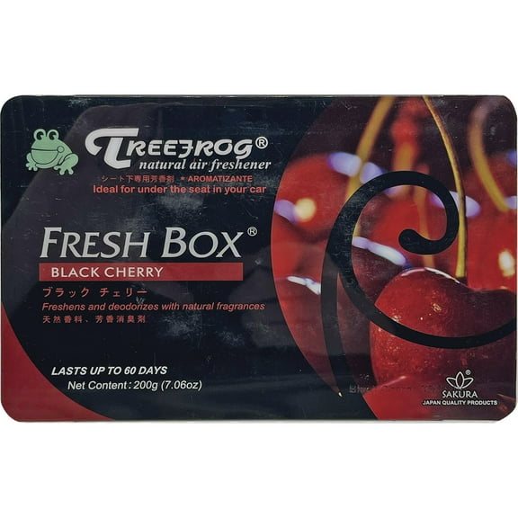 Treefrog Natural Air Freshener Fresh Box Black Cherry