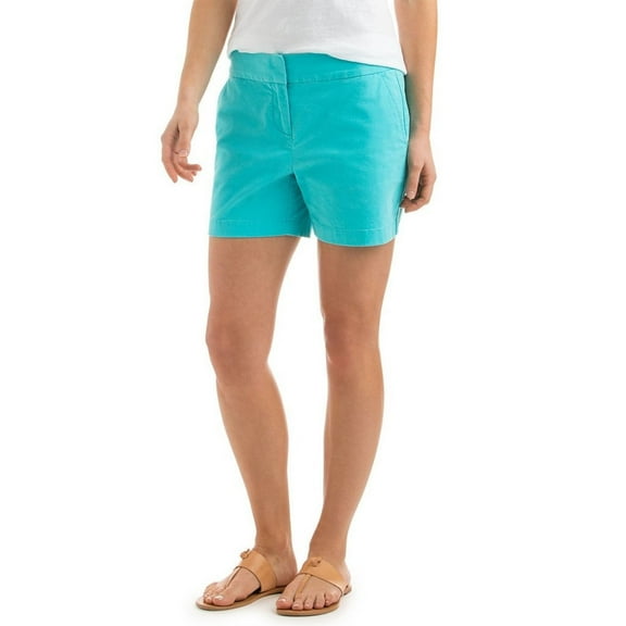 Vineyard Vines Women's 5 inch inseam Classic Shorts  Solid in Turquoise $68.00 (2) Size 2