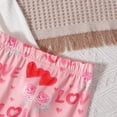thumbnail image 6 of Tiweut Outfits for Girls Valentine's Day Long Sleeve Top Flare Pants and Headband Kid Cloth Suit,6-12 M, 6 of 9