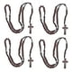 thumbnail image 1 of Cuentas De Rosario De Madera Hechas A Mano Rosario Anudado Collar De Rosario Católico Para Hombres Mujeres Niños Con Cuerda Resistente Y Gruesas Cuentas De Madera Regalos, 1 of 7