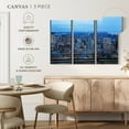 thumbnail image 4 of Elephant Stock Ny Office Window View Wall Art - Horizontal Multi Panel Canvas - Living Room Wall Decor - City Multi Panel - Blue And Gray Decor - 23" x 14", 4 of 4