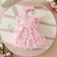 thumbnail image 4 of MEZZALL Baby Girl Flower Dress Summer Tutu Boho Princess Wedding Birthday Party Dresses For Girls Toddler Sundress Breathable / 3-6 Months, 4 of 8