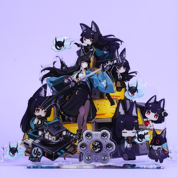 Zenless Zone Zero Hoshimi Miyabi Acrylic Standee - Design Desktop Decor for ZZZ Fans (1 standee)