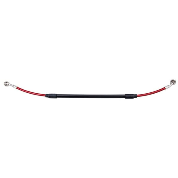 Tusk Rear Motorcycle Steel Braided Brake Line Standard Length Red For Honda XR650L 1993-2009,2012-2025