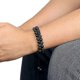thumbnail image 2 of Pulsera difusora de aceites esenciales para aromaterapia, piedra de roca de Lava de 8mm para hombres y mujeres, cuerda trenzada, pulseras de cuentas de Yoga de piedra Natural, 2 of 4