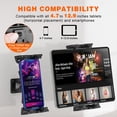 Tablet Wall Mount, 360° Rotation Tablet Holder Stand, Sturdy Metal Base ...