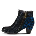thumbnail image 2 of L`Artiste Dessa Women's Bootie with Eye-catching Metallic & Animal Print Design, 2 of 8