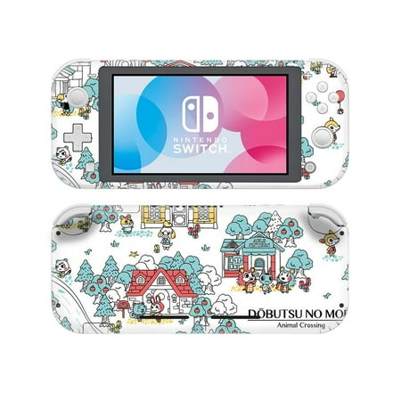 Nintendo Switch Lite Sticker Skin Decals Animal Crossing, Cute Cartoon Full Body Wrap Anti Scratch, Cover for Joy-Con Controller, NS Console Switch Lite Accessories (Animals Mix Comics)
