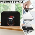 thumbnail image 6 of SEANATIVE Christmas Sewing Machine Cover with Storage Pocket Black Cat Sewing Machine Dust Cover Compatible with Most Standard Sewing Machine Decor Accessories Women Gifts, 6 of 7
