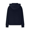 thumbnail image 3 of qucoqpe Womens Oversized Sweatshirts Hoodies Snap Button V Neck Drawstring Hooded Tops with Pocket Casual Pullover Tunics Fall Winter Outfits 2025, 3 of 5