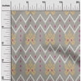 thumbnail image 1 of oneOone Cotton Flex Fabric Paisley & Chevron Ikat Decor Fabric Printed BTY 40 Inch Wide, 1 of 4