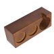 thumbnail image 2 of Estación de apisonado de madera con 3 orificios para cafés, hogares y restaurantes: soporte para apisonado de café antideslizante de color marrón, 2 of 8