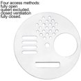 thumbnail image 3 of 5Pcs Stainless Steel Beehive Box Entrance Gate, Bee Disc Disk Round Bee Door Vent Beekeeping Tools, Beekeeping Equipment Beehive Tool, 3 of 7