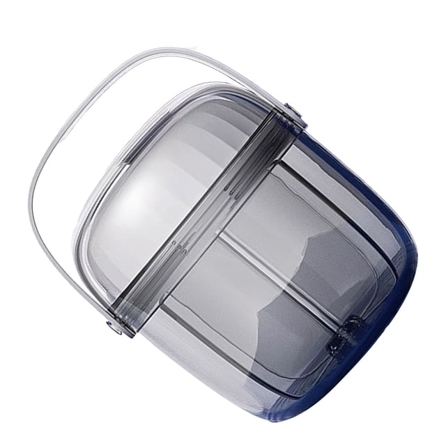 Caja Portátil Para Tabletas De Medicamentos, Organizador Giratorio De Dispensador De Vitaminas, Fácil De Llenar Y Tomar Medicamentos Con Organizador De Medicamentos Grande