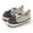 Grey, variant on Dpytoraw Children Infant Toddler Shoes Spring And Summer Boys And Girls Sports Shoes Flat Bottom Light And Comfortable Canvas Colorblock Baby Athletic Shoes Size 4