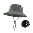 thumbnail image 1 of Sombrero jinwen para playa con correa ajustable resistente al impacto transpirable verde, 1 of 8