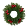 thumbnail image 2 of Christmas Wreath for Door, 50cm Artificial Pine Wreath with Multicolor Decorations for Indoor and Outdoor Holiday Decor, 1 Piece, 2 of 6