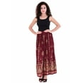 thumbnail image 2 of Women's Bollywood Indian Long Skirts Sequins Ankle Length Rayon India Clothing, 2 of 3