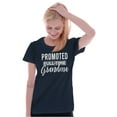 thumbnail image 3 of Promoted Grandma Announcement Cute Womens Slim Fit Graphic Tee Brisco Brands M, 3 of 5