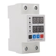 thumbnail image 1 of Dispositivo de protección contra sobretensión y subtensión con ajuste de doble pantalla y descargador de sobrecorriente de 40 A, 240 V-300 V, 1 of 14