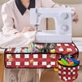 thumbnail image 4 of HELLHERO Cow Sewing Machine Mat Beautiful & Practical Fusion Fabric Polyester Sewing Machine Mats Easy to Carry Washable for Most Sewing Machines, Christmas, 4 of 5