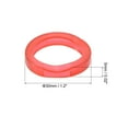 thumbnail image 2 of Key Cap Cover 1.2" Round Key Identifier Tags for House Keys, Red, 20 Pack, 2 of 6