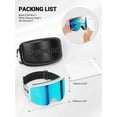 thumbnail image 5 of KAPVOE Magnetic Ski Goggles Snowboard Goggles for Men Women Snow Glasses OTG Anti Fog 1OO% UV Protection, 5 of 6