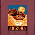 thumbnail image 3 of Instant Message - The Wave Arizona - Women's Lightweight French Terry Long Sleeve Shirt, 3 of 6