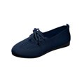 thumbnail image 2 of LSLJS Chaussures de Travail à Bout Rond Plat en Tressage, Échancrées, Creuses, Respirantes, Semelle à Manche, Chaussures de Marche pour Femmes, 2 of 6