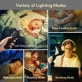thumbnail image 2 of EDISHINE 65in Gold Floor Lamps with Remote for Living Room, 2700K-6000K, Standing Tall Lamp with Night Light Mode and Timer, LED Bulb Included, 2 of 8