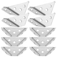 thumbnail image 3 of 10 Pcs Supports d'Angle Trapéziformes Supports d'Angle Robustes en Acier Inoxydable, 3 of 6