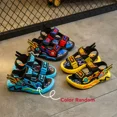 thumbnail image 4 of Summer Children's Cartoon Hook and Loop Sandals Wear-resistant Non-slip Comfortable Beach Shoes, 4 of 4