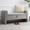 Grey, variant on YWEN Modern 52" Storage Ottoman Bench, Upholstered End of Bed Storage Bench with Armrests, Entryway Bench, Teddy Foot Rest Stool for Living Room Hallway Bedroom