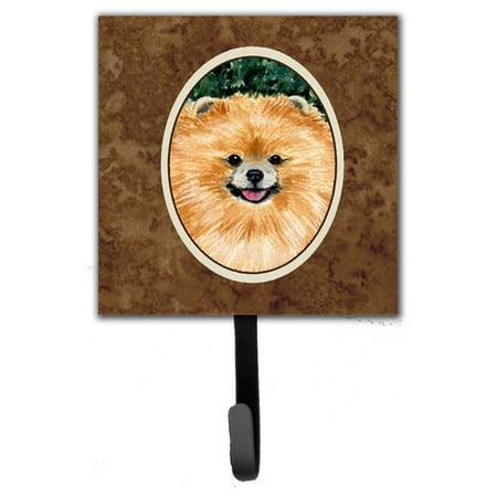 Caroline's Treasures Pomeranian Leash Holder and Wall Hook