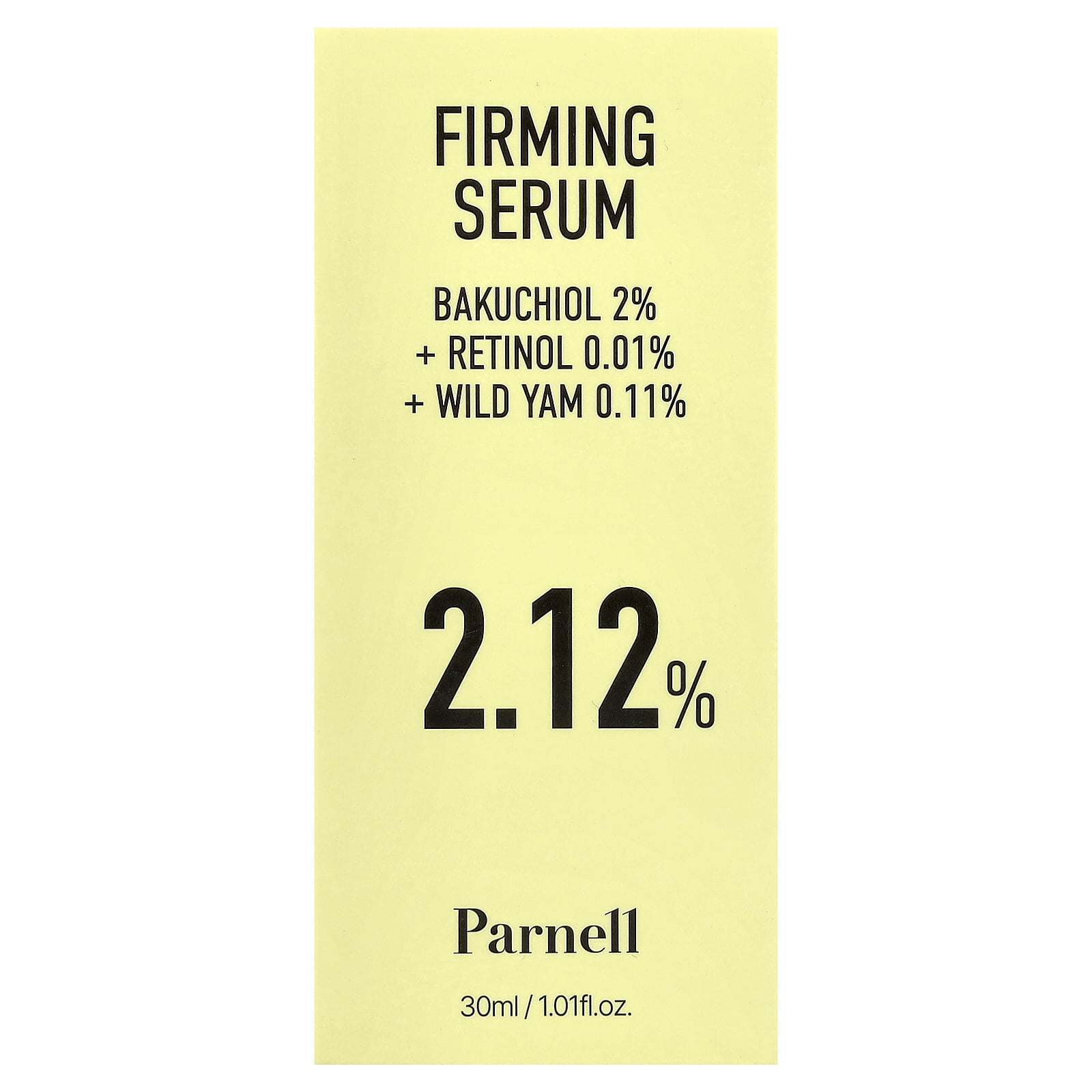 Parnell Bakuchiol Retinol Wild Yam 2.12 Firming Serum, 1.01 fl oz (30 ml)