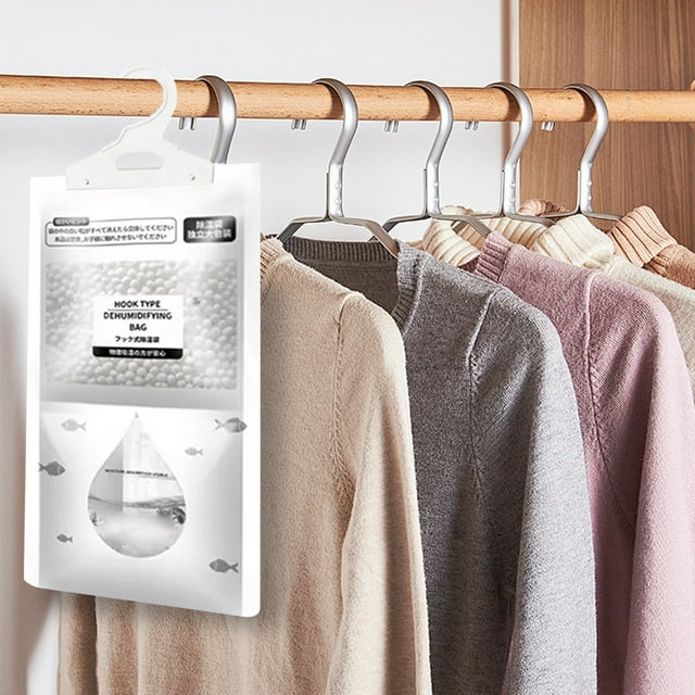 solution de Déshumidification pour Meubles pour Garde-Robe Intérieure Salon Cuisine Pièce Sac Déshydratant Suspendable et absorption Conception en polyester Léger pour le Contrôle de l'Humidité