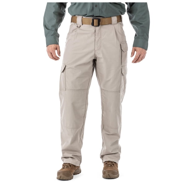 Pantalones Cargo de Trabajo 5.11 para Hombre en Lona de Algodón Caqui 30W 36L
