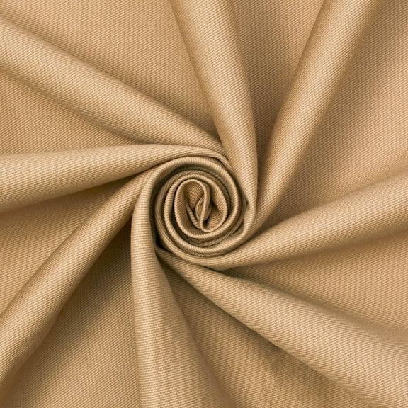 Mason Chino Twill Fabric Hypoallergenic Dyeing Prepared Cotton By The Yard For Apparel & Dcor - Sand (5 Yards)