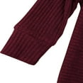 thumbnail image 4 of Chandail Cardigan Ouvert pour Bébé Fille en Coton Décontracté Ample Automne Rouge Vin 2-3 Ans, 4 of 7