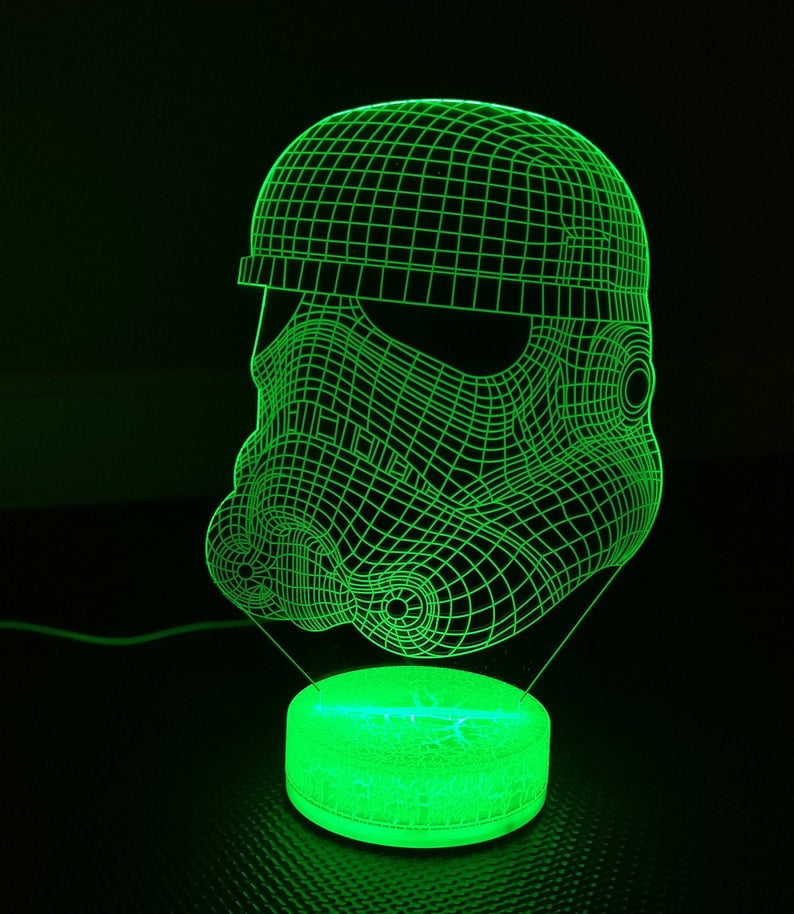 Storm Trooper 3D Illusion Lamp 