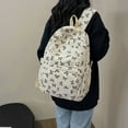 thumbnail image 7 of Clearance Office&Craft&Stationery under $10,Bow Backpack For Women 3 PCS Cute Backpack Nylon Aesthetic Daypack Bow Pattern Rucksack, 7 of 7
