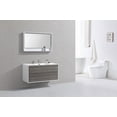 thumbnail image 2 of KubeBath DeLusso 48" Single Sink  Ash Gray Wall Mount Modern Bathroom Vanity, 2 of 5