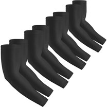 2 Pairs UV Protection Cooling Arm Sleeves Compression Sun Sleeves for Men Women Youth, Tattoo Cover Up, UPF 50