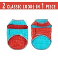 thumbnail image 6 of Kuoser Waterproof Dog Coat Reversible Dog Winter Jacket Dog Vest Warm Dog Apparel with Harness Leash Hole for Small Medium Large Dogs, 6 of 7