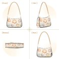 thumbnail image 7 of FORMRS Womens Shoulder Bag with Chain Strap Clutch Purse Cute Tote Handbag, Beige Seashell, 7 of 7