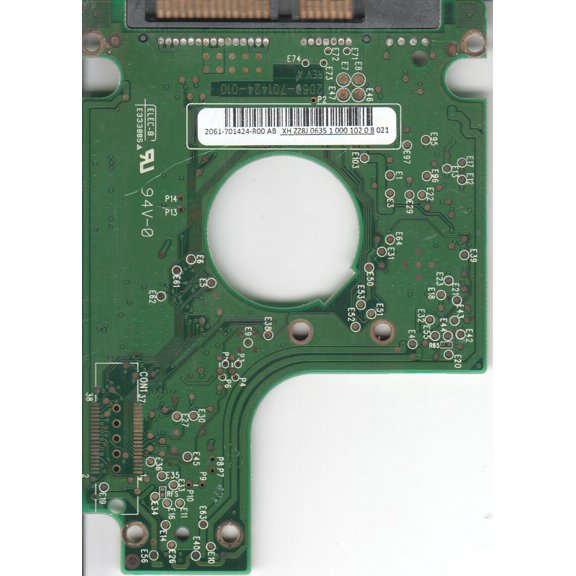 WD1200BEVS-60LAT0, 2061-701424-R00 AB, WD SATA 2.5 PCB