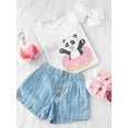 thumbnail image 3 of Greeting Panda In Donut T-Shirt Toddler -Image by Shutterstock,  5 Toddler, 3 of 4