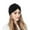 Black, variant on EliteGoogv Womens Pre Tied Turban Cap Knot Headwrap Solid Color Soft Stretchy Headwear For Women Daily Casual Hair Cover Hijab Hat